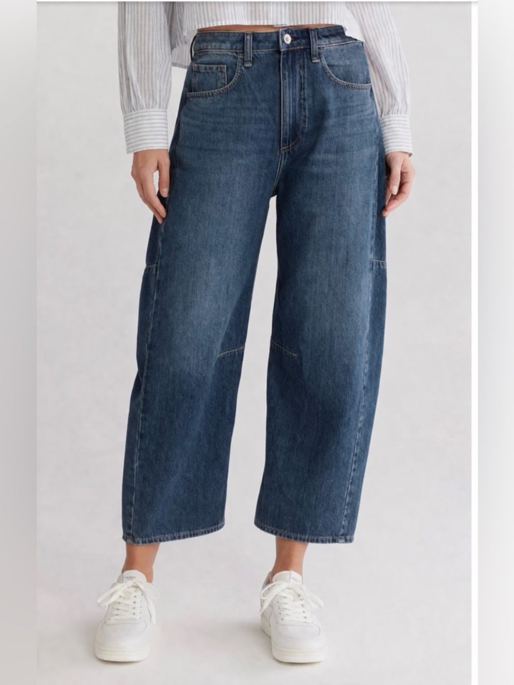 RAG & BONE The Chase Barrel Jean in Color Grafton